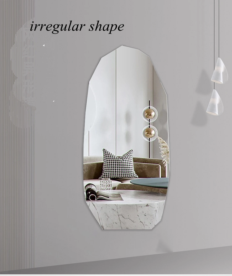 Irregular Hotel Room Wall Decorative Full Length Makeup Dressing Cosmetic Smart Mirror