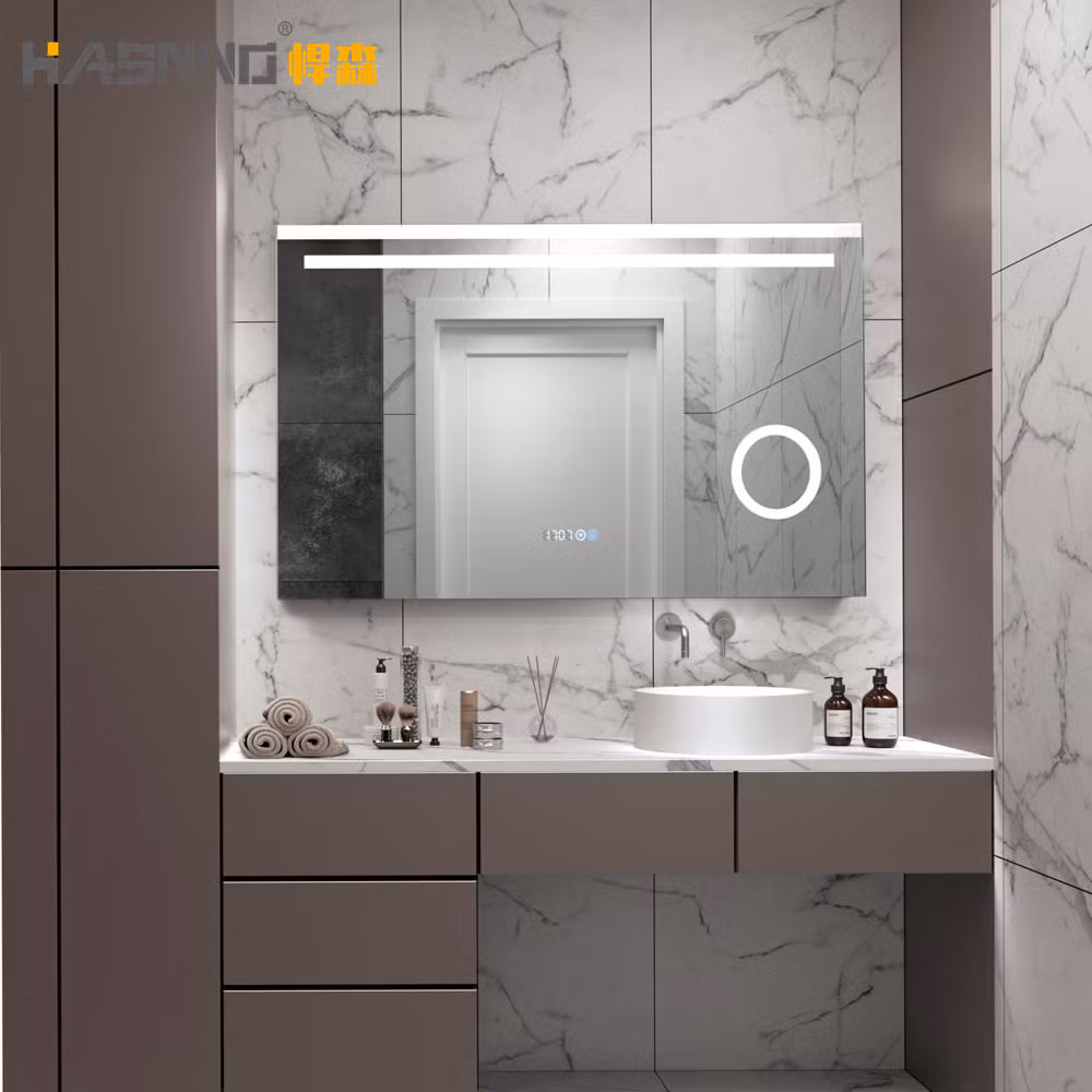 60cm Round Back Lit LED Lighted Bathroom Wall Mirror Thickness 35mm Circular No Edge Frameless LED Mirror