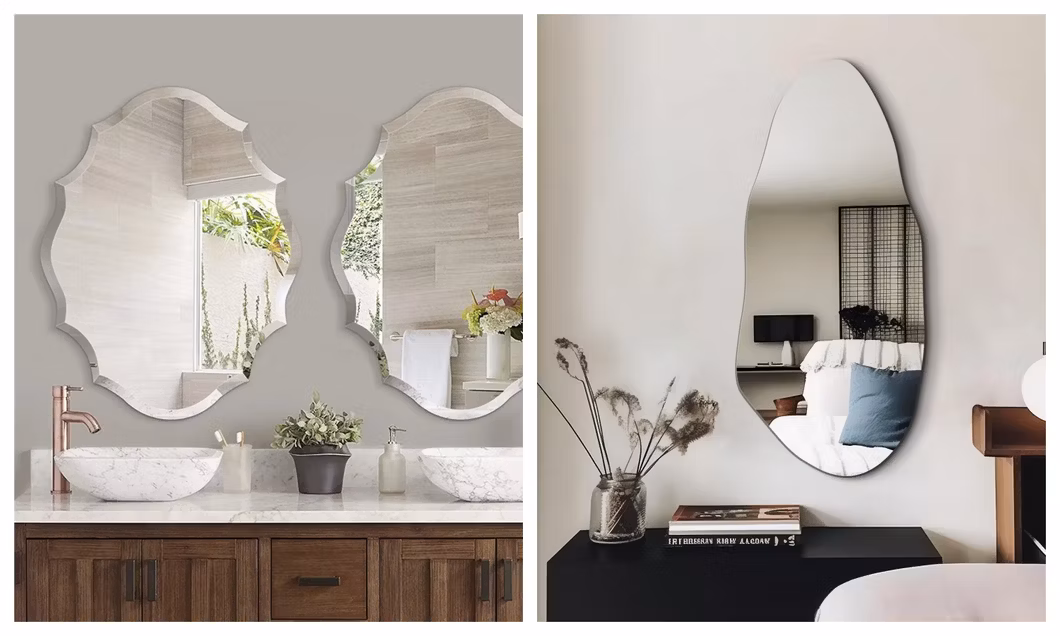 Irregular/Special-Shape/Silver/Copper Free/Tempered Mirror/Art Mirror/Dressing Mirror for House/Bathroom/Wall Decoration with Reasonable Prices