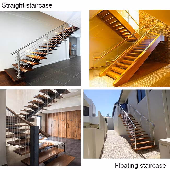 2024 Professional Designs Curved Glass Spiral Staircase Design / Villa Indoor Spiral Stairs Glass Tread