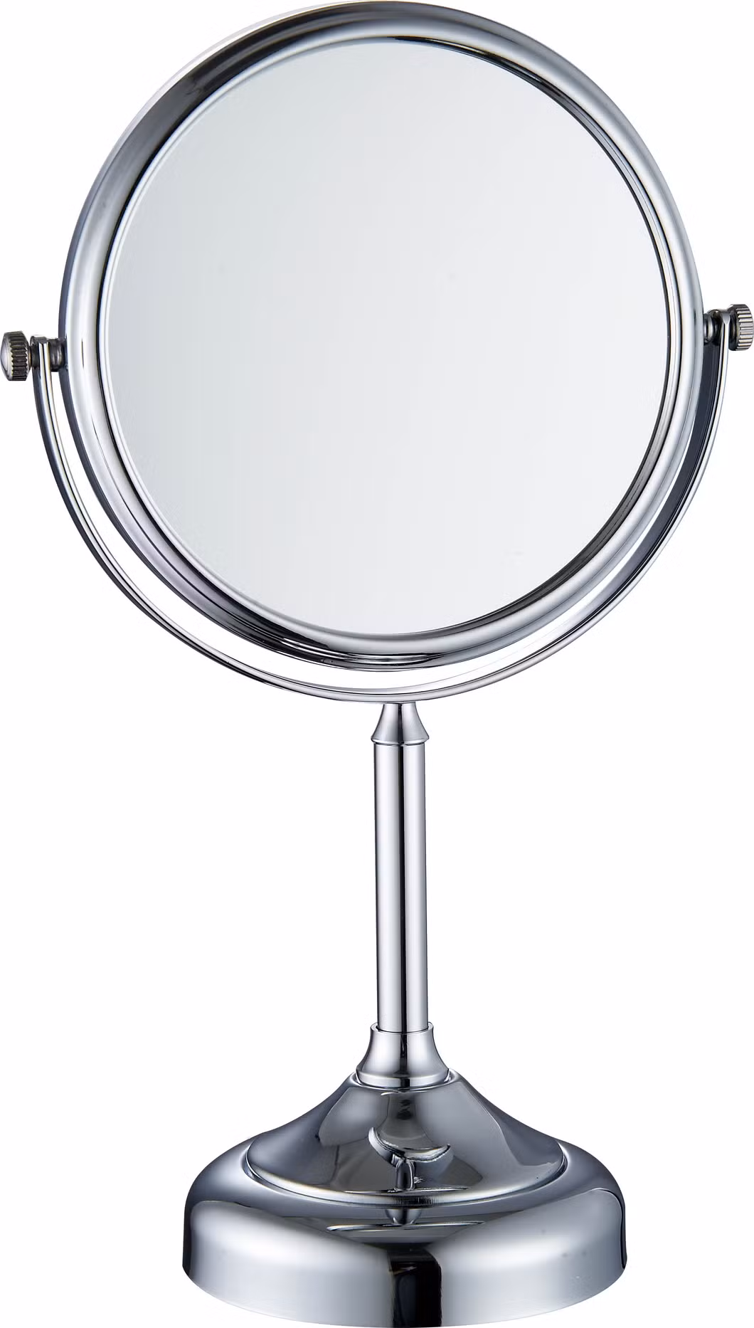 Vbm 8 Inch Two-Sided Swivel Stand Magnifying Bathroom Chrome Makeup Mirror