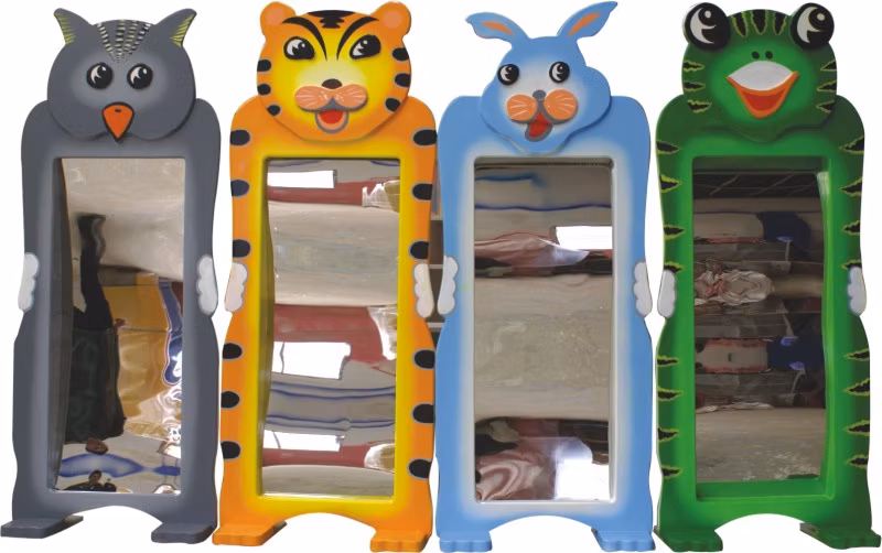 Acceptable Custom Residential Area Kids Popular Decorative Wall Distorting Mirror for Sale