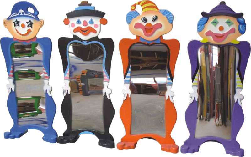 Acceptable Custom Residential Area Kids Popular Decorative Wall Distorting Mirror for Sale