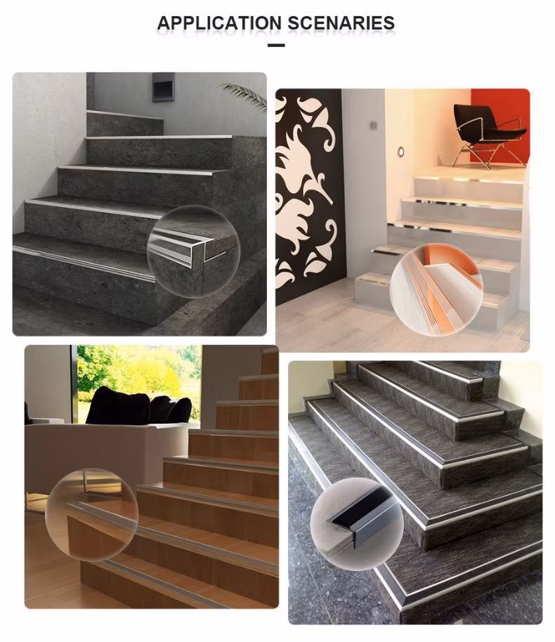 Fob Prices Factory OEM Bendable Metal Trim Floor Stair Edging