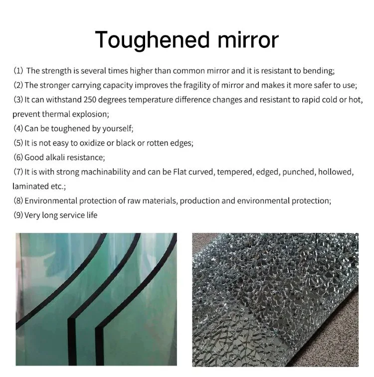 Hotel Bathroom Wholesale Modern Frameless Irregular Wall Mounted Mirror Decorative Mirror