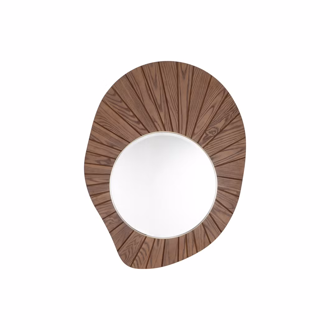 Elegant Round Silver Decorative Bathroom Mirror for Modern Spaces