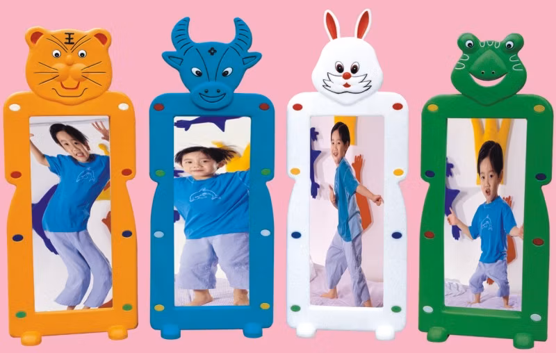 Acceptable Custom Residential Area Kids Popular Decorative Wall Distorting Mirror for Sale
