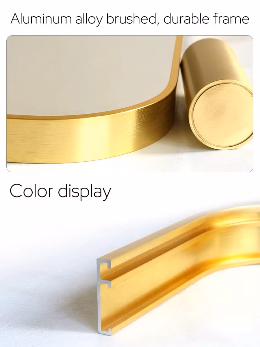 Wholesale Custom Modern Large Big Round Metal Iron Frame Bathroom Decorative Circle Hanging Wall Mirror Miroir Spiegel