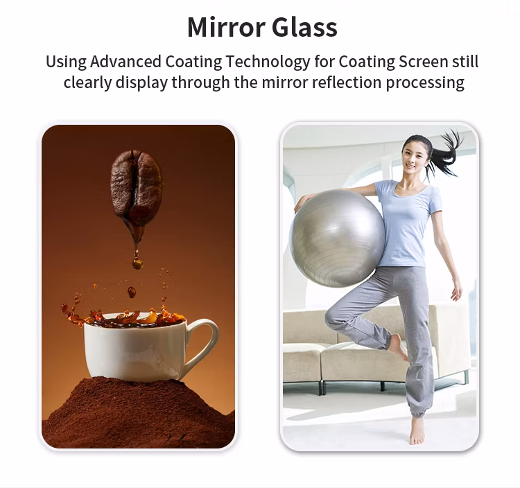 Custom Wall Mounted Smart Magic Mirror for Bathroom/Bath/Makeup/Fitness/Gym/Hotel/Smart Home