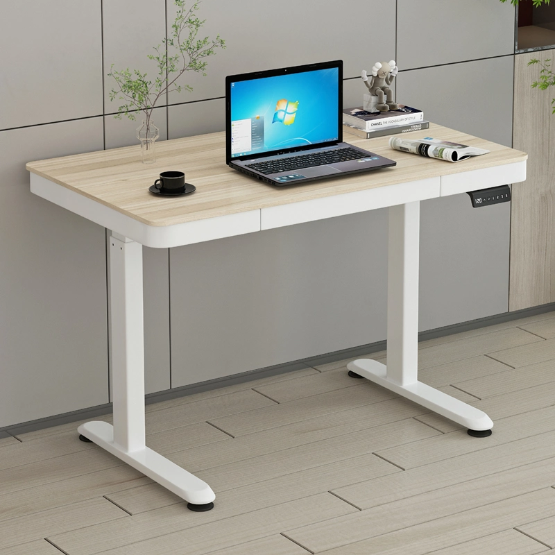 Metal Frame Modern Design Electric Height Adjustable Standing Table Office Computer Desk