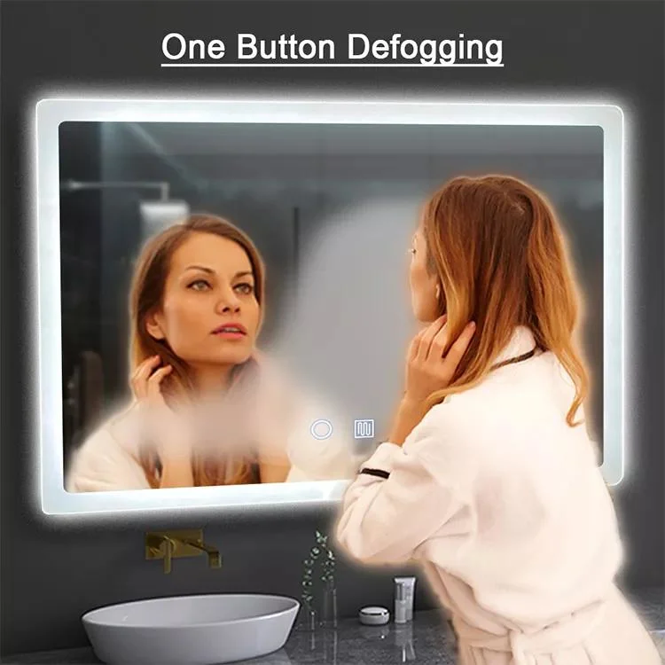 2023 Backlit Intelligent LED Mirror Vanity Decoration Touch Screen Bathroom Mirror LED Mirror