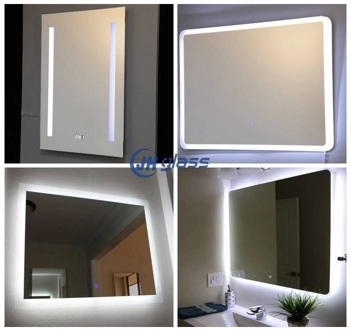 Modern Smart Frameless Fog Free Lighted Bathroom Backlit LED Mirror