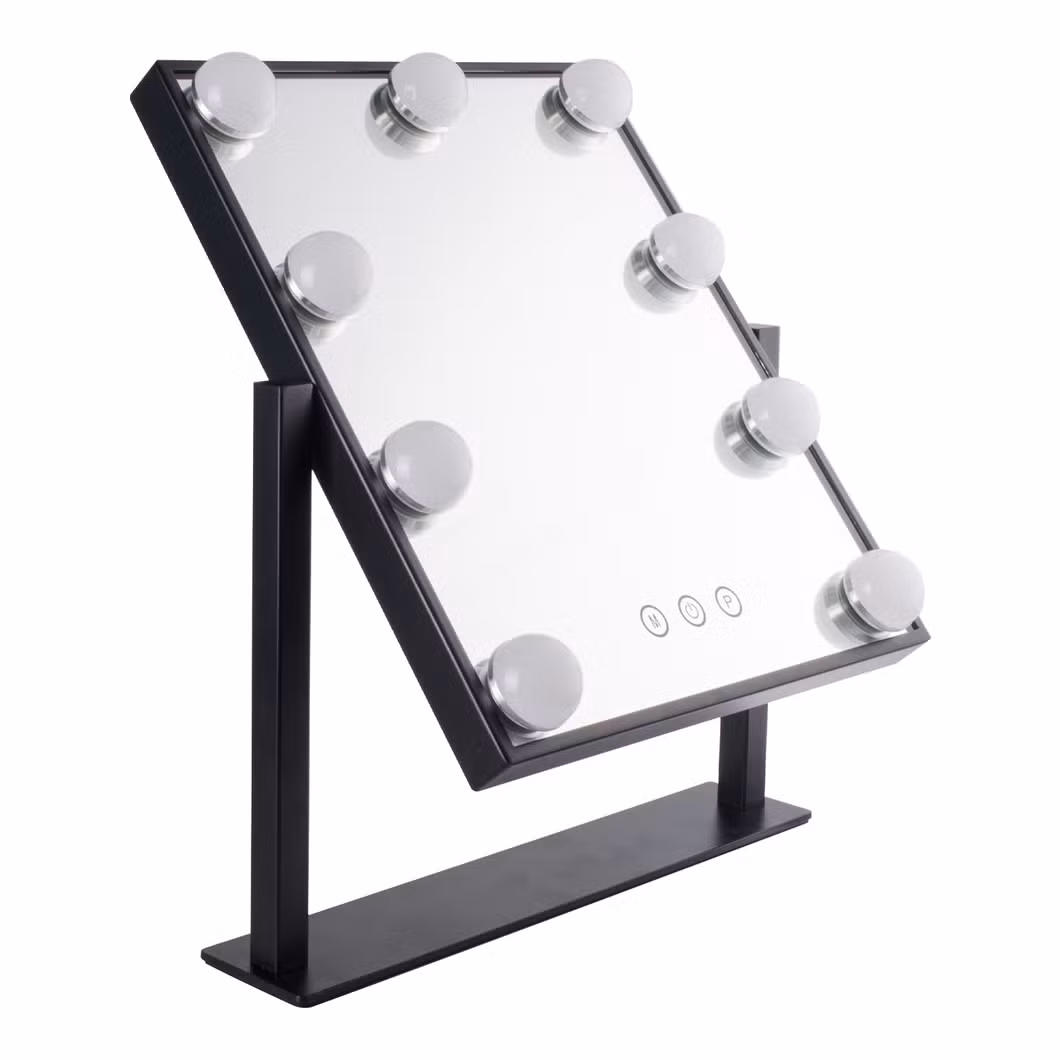 Salon Beauty Vanity Makeup Mirror with LED Light Standing Cosmetic Hollywood Fancy Mirrors