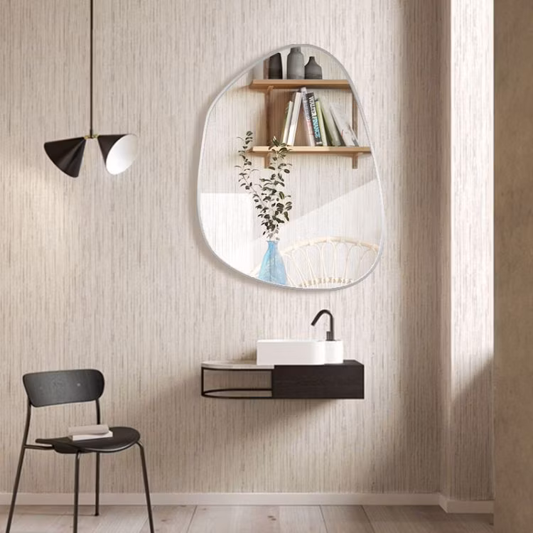 Wholesale 1800*600mm Standing Silver Mirror Full Length Floor Mirror with Aluminum Frame