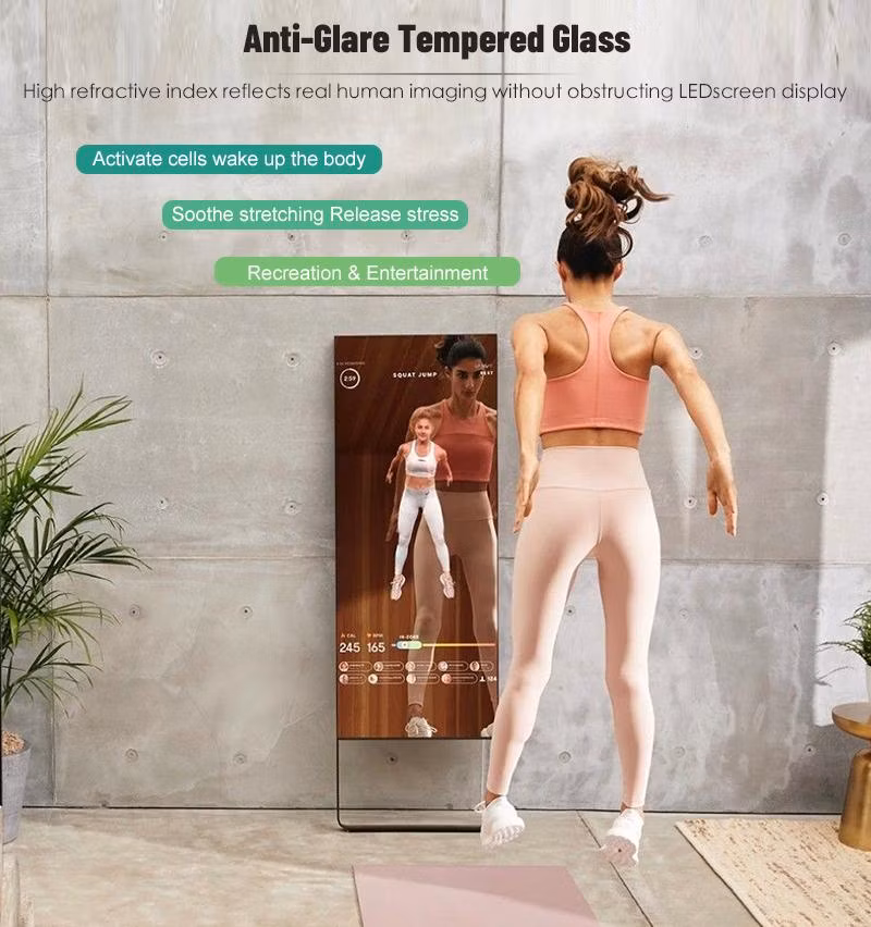 Magic Exercise Mirror Workout Touch Screen Mirror Smart Fitness Mirror
