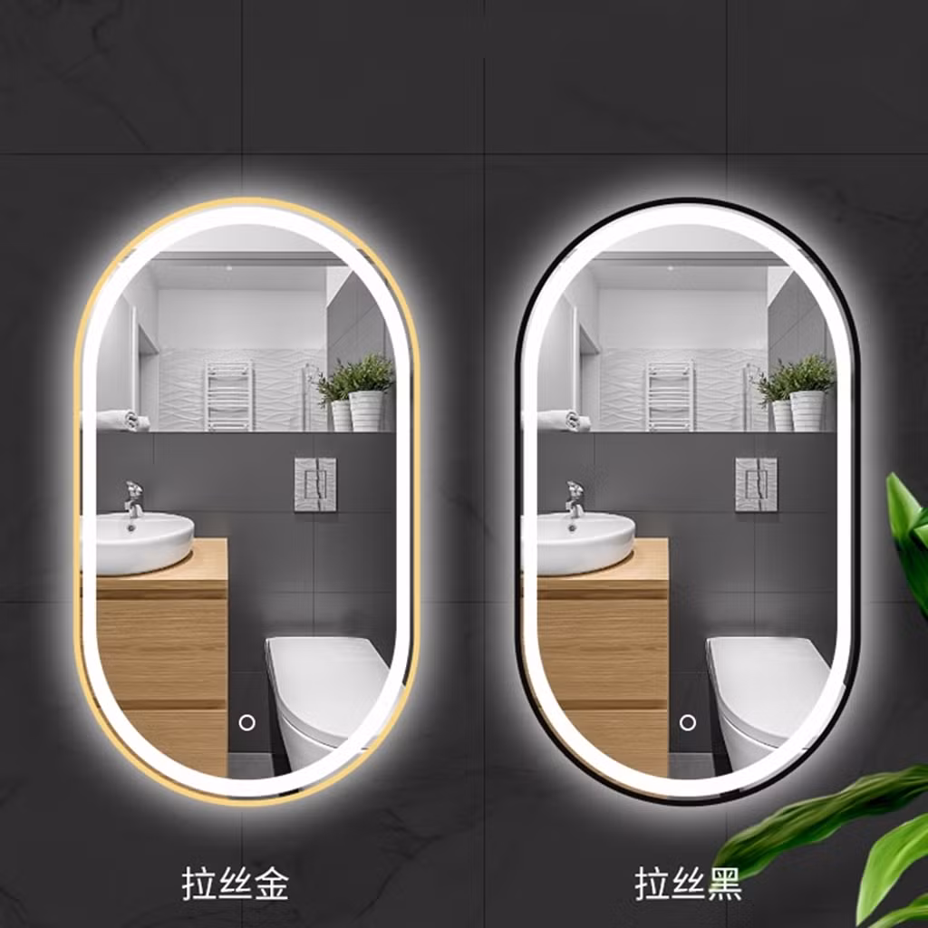 Salon LED Backlit Mirror Floor Mirror with LED Lights Body Mirror