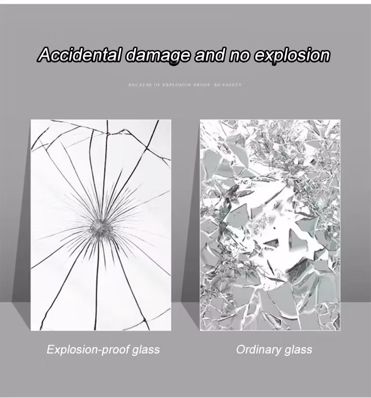 Customized Size Square Frameless Bathroom Mirror Defogger Smart LED Mirror Bathroom