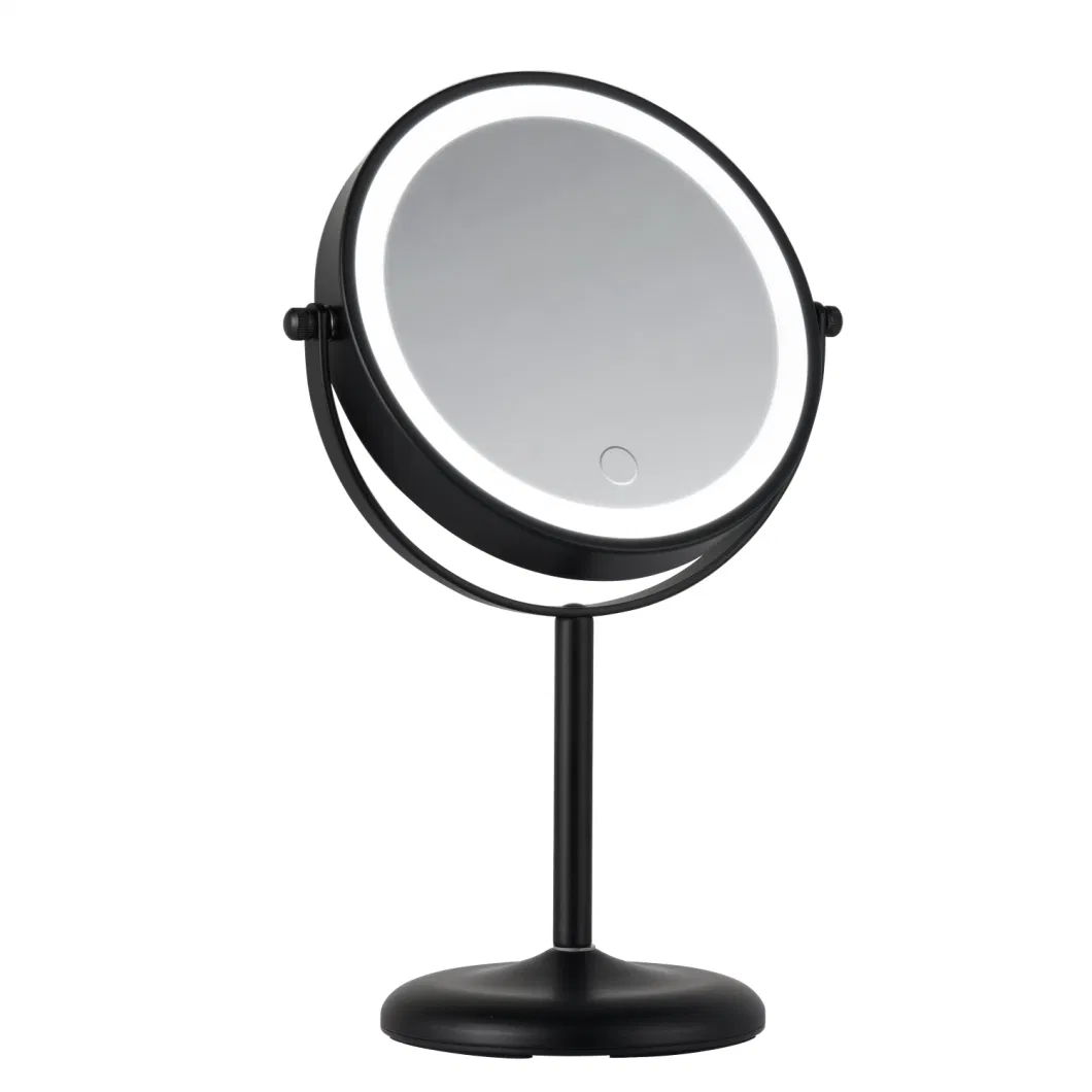 Tabletop Vanity Mirror Makeup Cosmetics Double Sides LED Mirror Gmd740