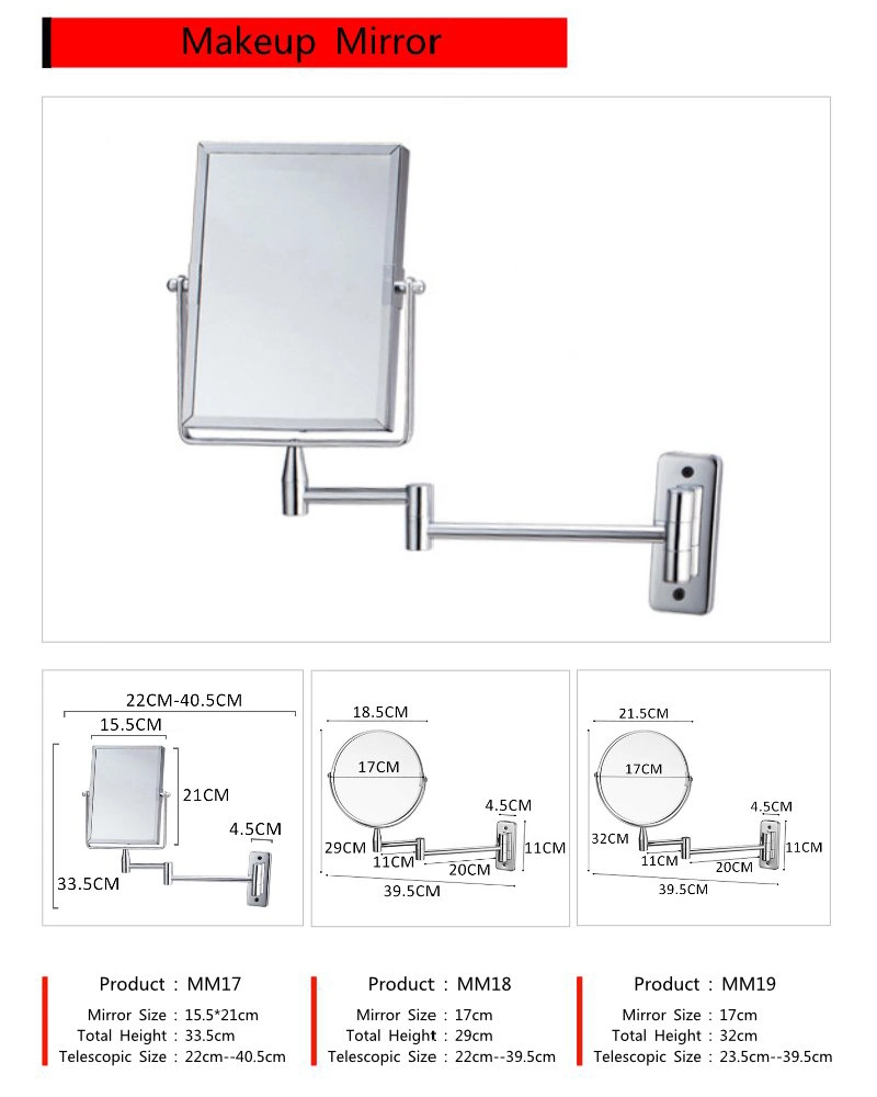 Customizable 600*800 Wall Mounted Smart Mirror LED Vanity Bathroom Mirror with Single Touch Screen/Light/Frameless