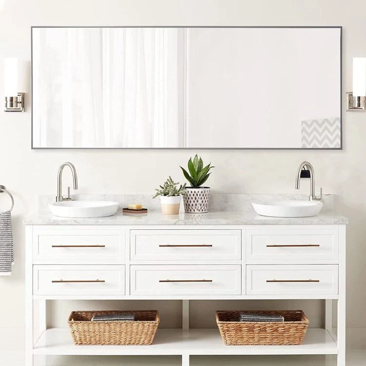 High Quality Bathroom Rectangle Mirror Furniture Large Floor Mirror