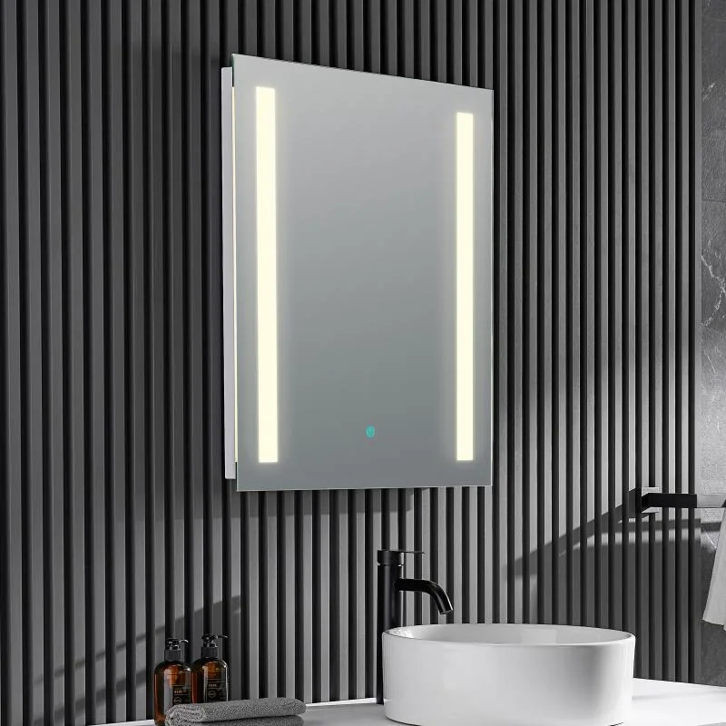 Smart LED Mirror Metal Frame Circle Mounted Bathroom Mirrors