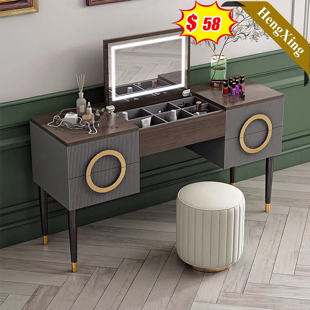 Home Bedroom Furniture Modern Wooden Dressing Table with Mirror