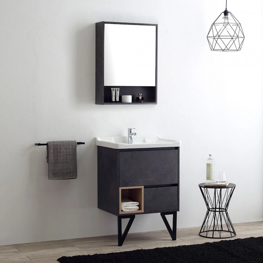 Huge Storge Decorative Modern MDF Bathroom Cabinet Combo