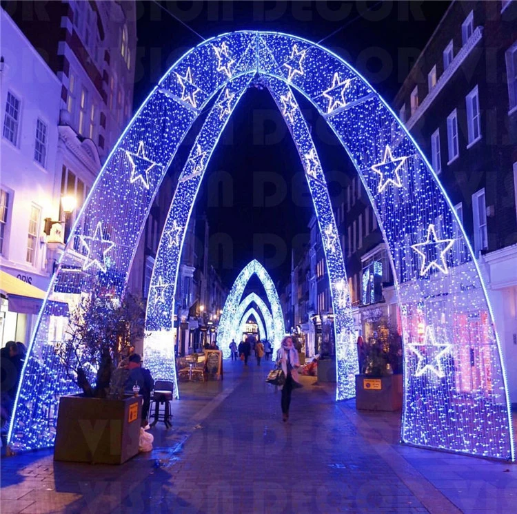 Festival LED 2D Rope Mirror Motif Lights for Christmas Decoration