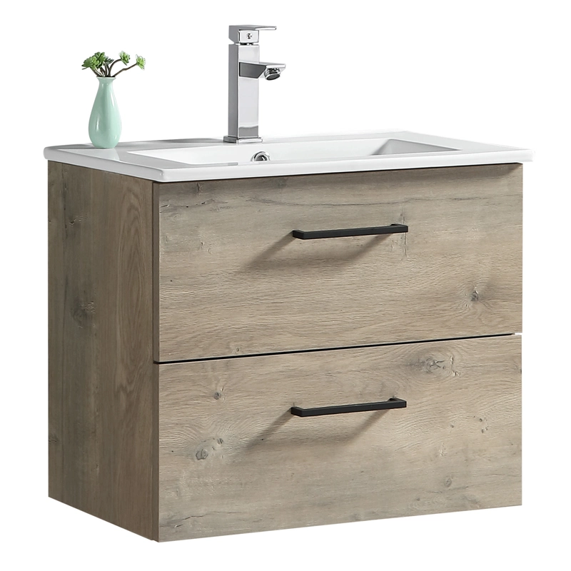 Wall Hung Forest Woodgrain 600mm Bathroom Vanity Cabinets