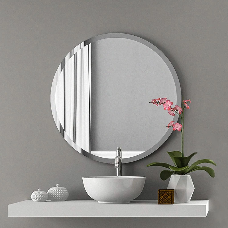 Home Hotel Premium Large Frameless Furniture Decor Wall Round Mirror