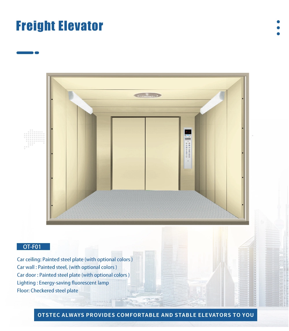 Mr/Mrl Large Space Freight Lifts Customized Cargo Goods Elevators