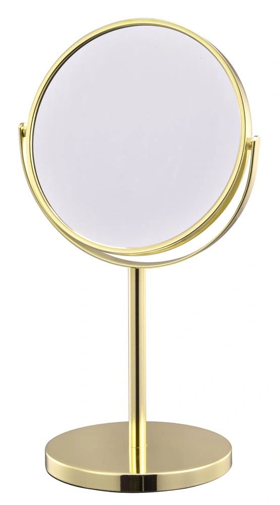 Household Bath Steel Chrome Plated Standing Cosmetic Mirror