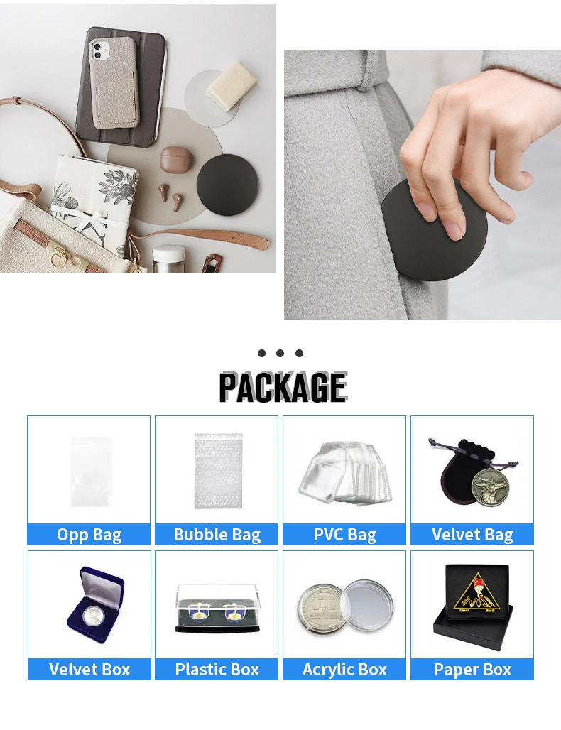 Factory Custom Design Zinc Alloy Luxury Black Cute Wholesale Small Makeup Mirror Metal Gold Storage Mini Round Cosmetic Mirror
