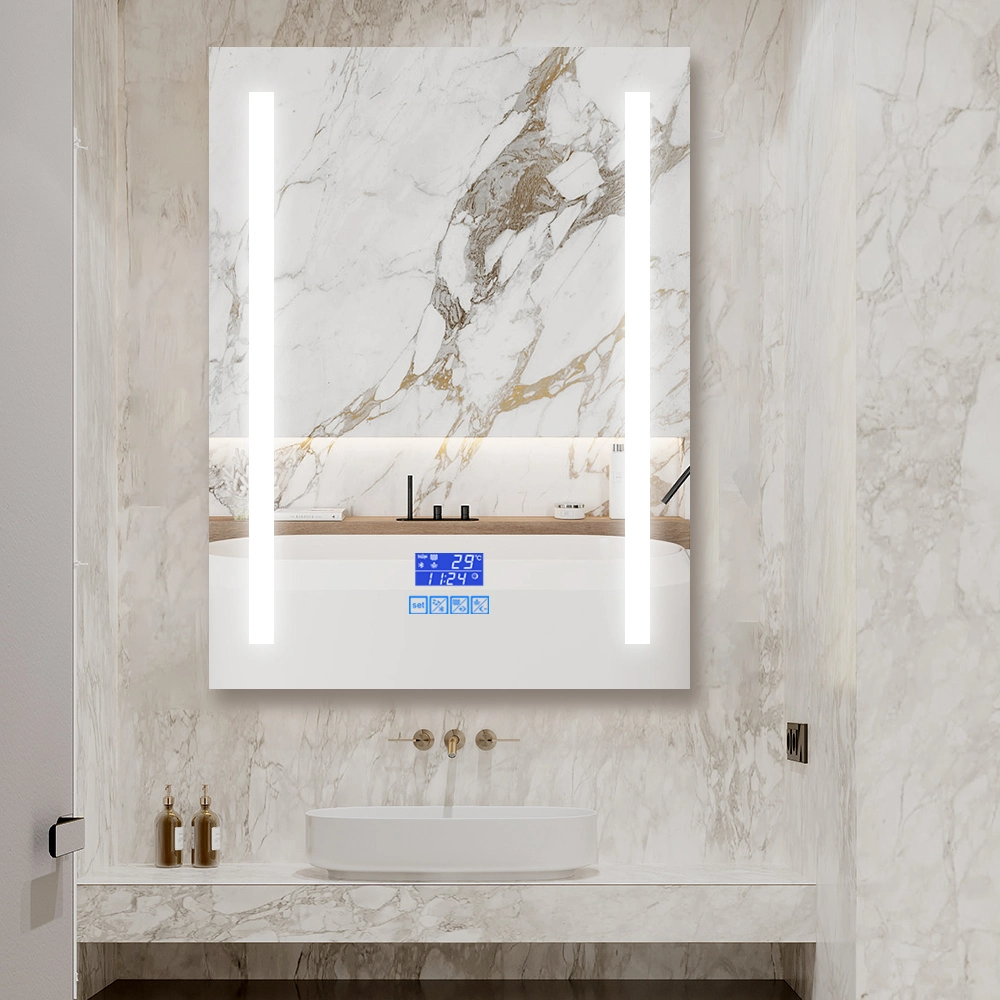 LED Bathroom Mirror with Lights Frontlit Vanity Mirror Anti-Fog Lighted Bathroom Mirror for Wall CRI90 High Definition Dimmable Large Makeup Mirror(Horizonta