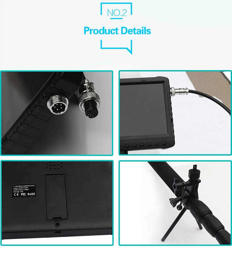 CE/FCC Approved Portable 2m Telescopic Pole Camera Under Vehicle Inspection Camera Ssytem