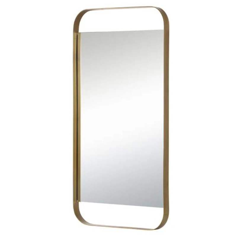 Gold Rectangular Wall Mounted Decorative Mirror