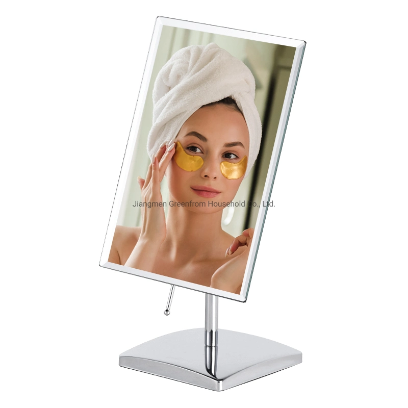 Wholesale High Quality Ultra Large Makeup Frameless Square Table Personal Makeup Vanity Mirror