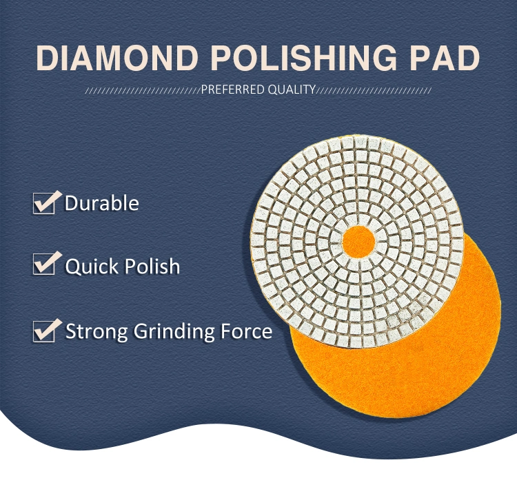 Abrasive Concrete Floor Polishing Pads Diamond Dry Polishing Pads