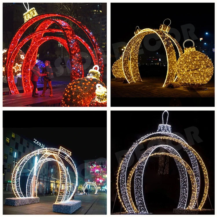 Festival LED 2D Rope Mirror Motif Lights for Christmas Decoration