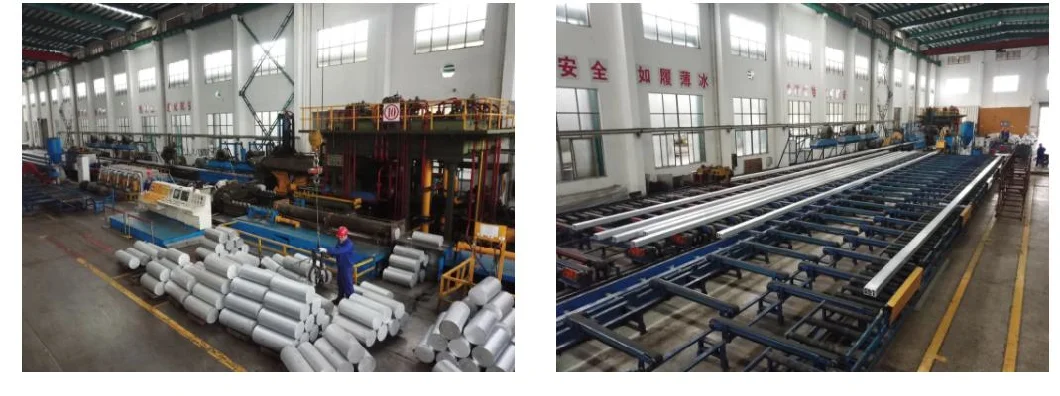 Multi Dimension Square Tube Round Pipe Extrusion Brushed Aluminium Profile