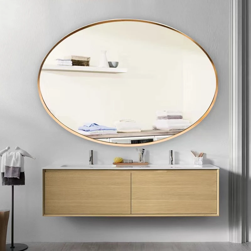 Metal Aluminum Framed Full Length Wall Hanging Mirror