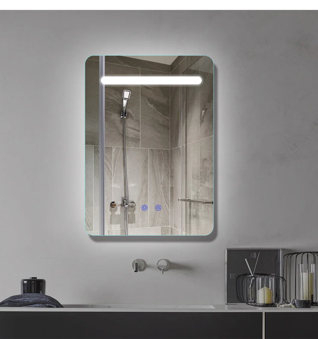 Customized Square Frameless Home Decoration Make up Rectangular Bathroom Mirrors