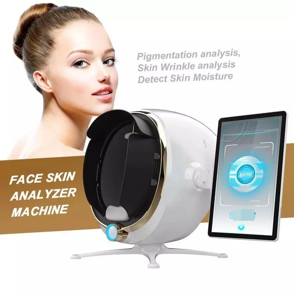 Beauty Salon Use Bitmoji Ai Image Facial Detector Skin Analyzer Magic Mirror Machine Skin Testing Analysis Machine