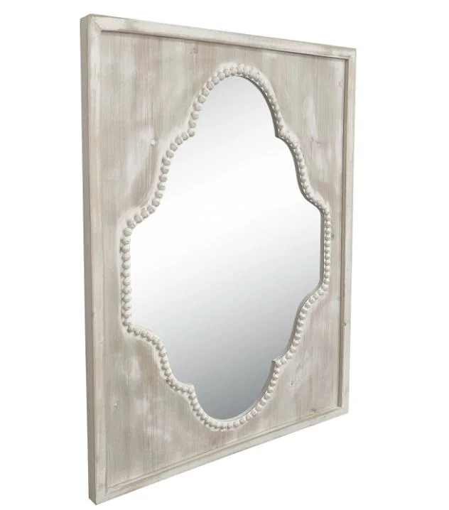 Customized Wooden Frame Decorative Mirrors Bathroom Bedroom Wood Frame Mirrors