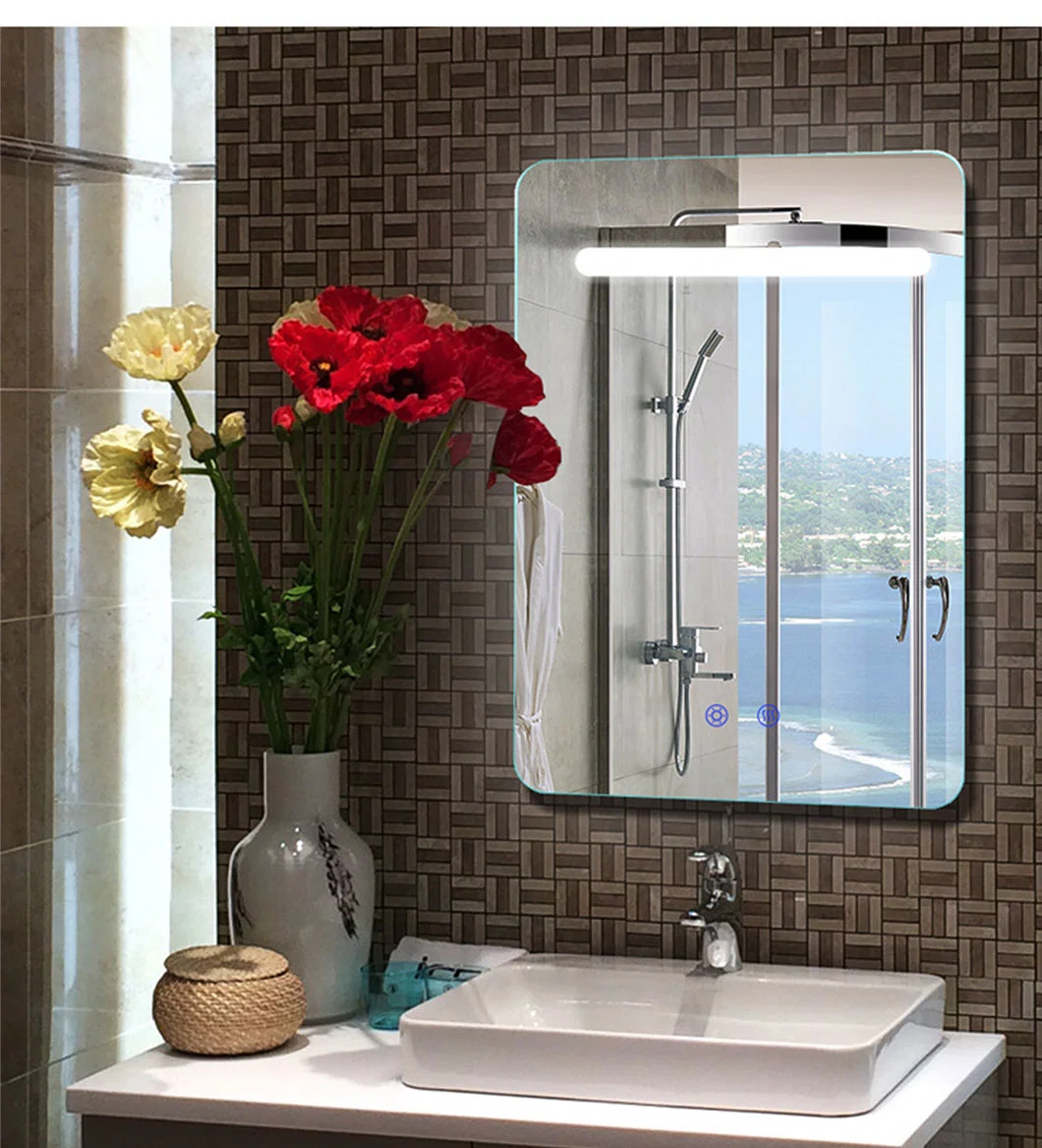 Customized Square Frameless Home Decoration Make up Rectangular Bathroom Mirrors