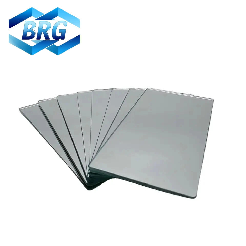 Large Glass Sheet Round Bevel-Edge Mirrors