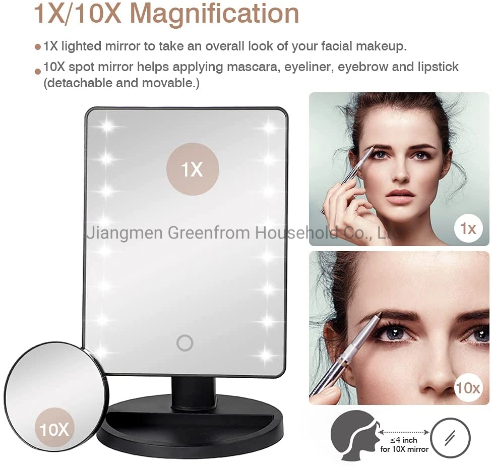 Tabletop Lovely Makeup Vanity Cosmetic Mirror