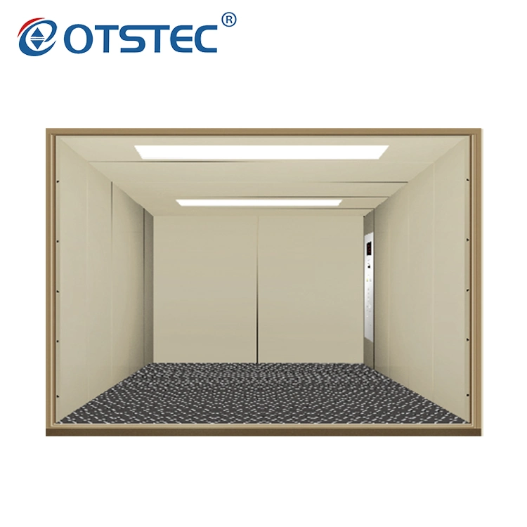 Guaranteed Quality Large Space Warehouse Cargo Painted Steel Freight Elevator