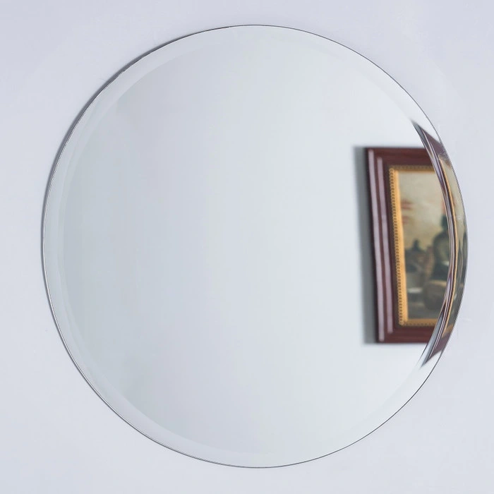 Frameless Round Mirror