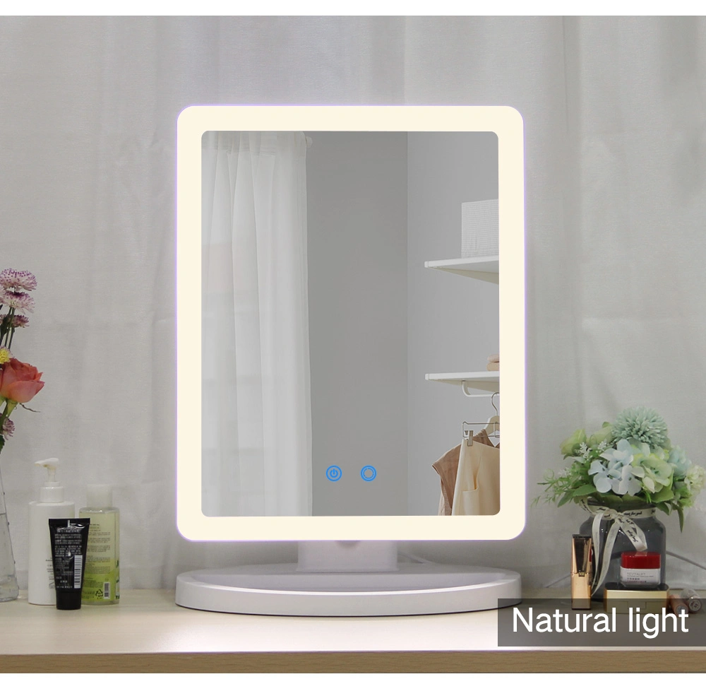 Tabletop Dimmable LED Makeup Mirror Smart LED Makeup Mirror